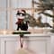 Glitzhome® Wooden & Metal Cat Christmas Stocking Holder